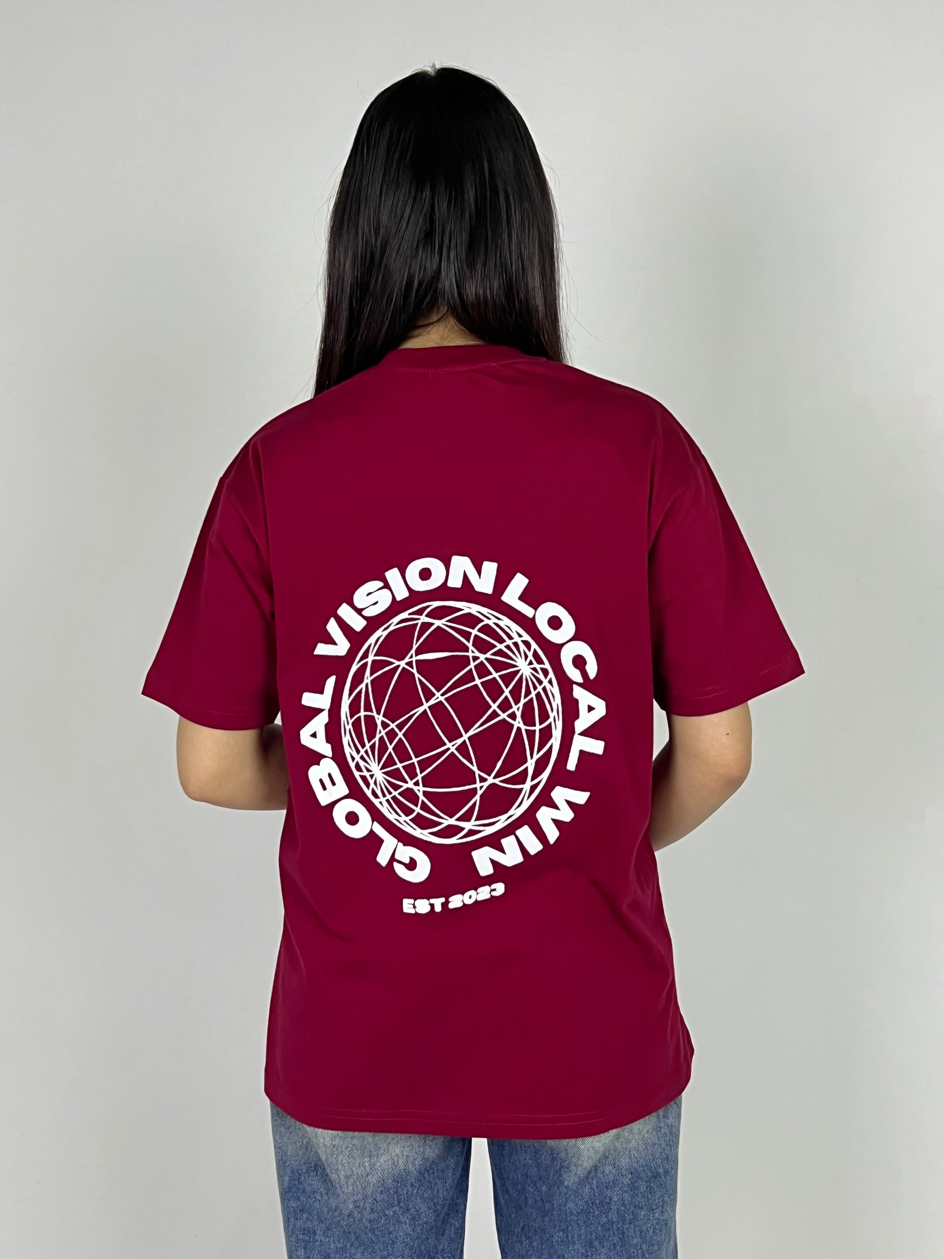 Global ‘VISION’ burgundy tshirt