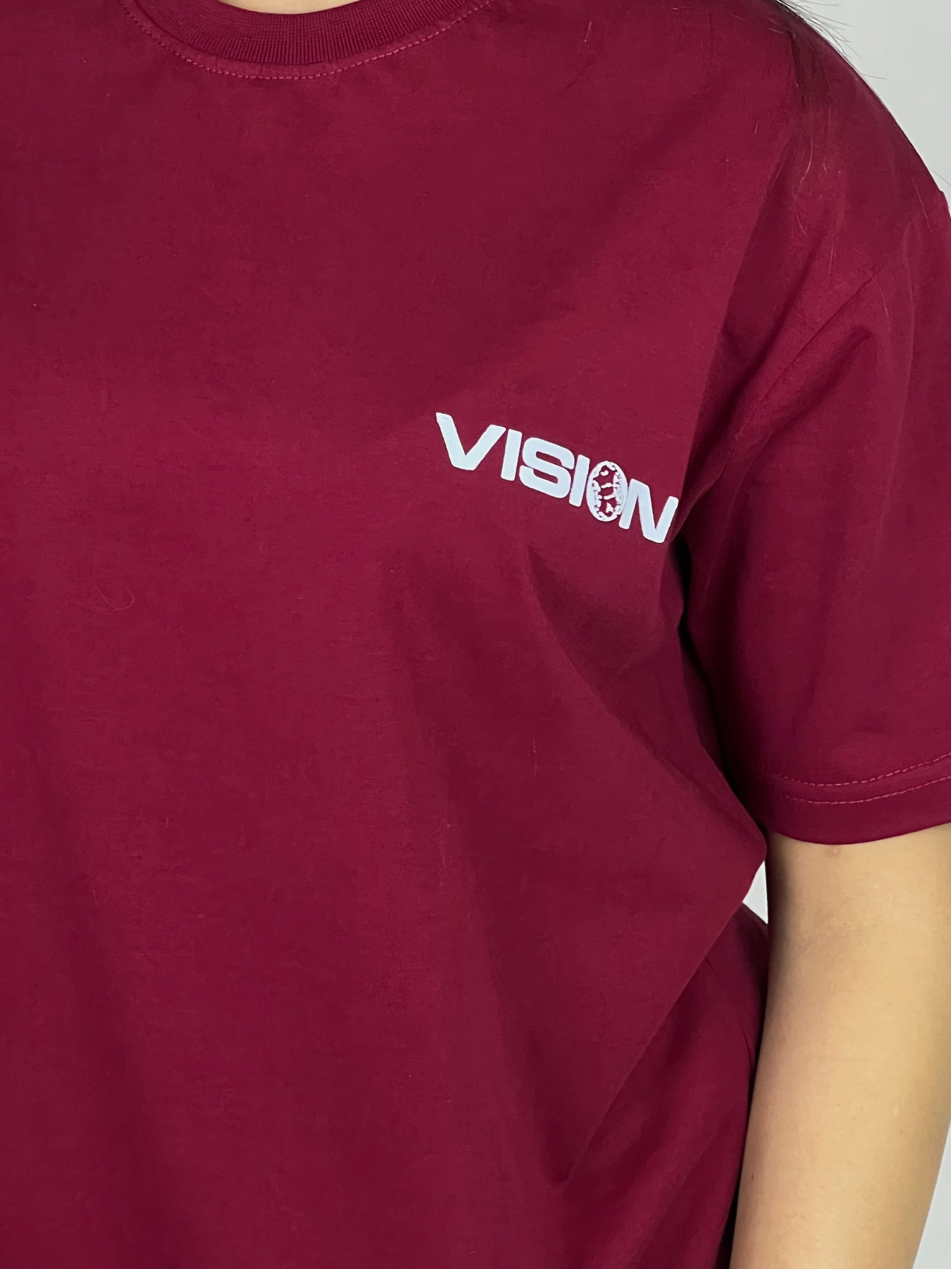 Global ‘VISION’ burgundy tshirt