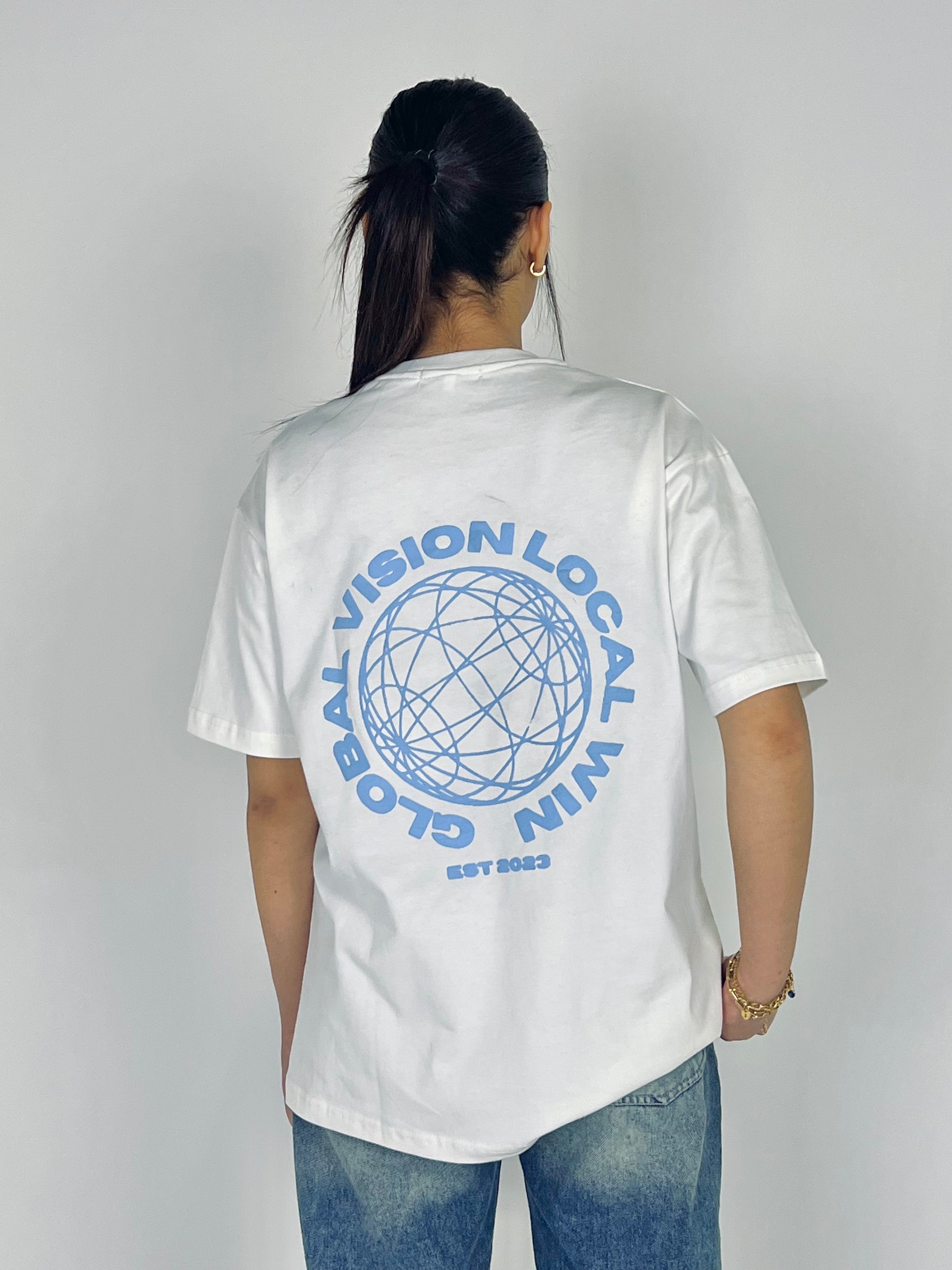 Global ‘VISION’ white Tshirt