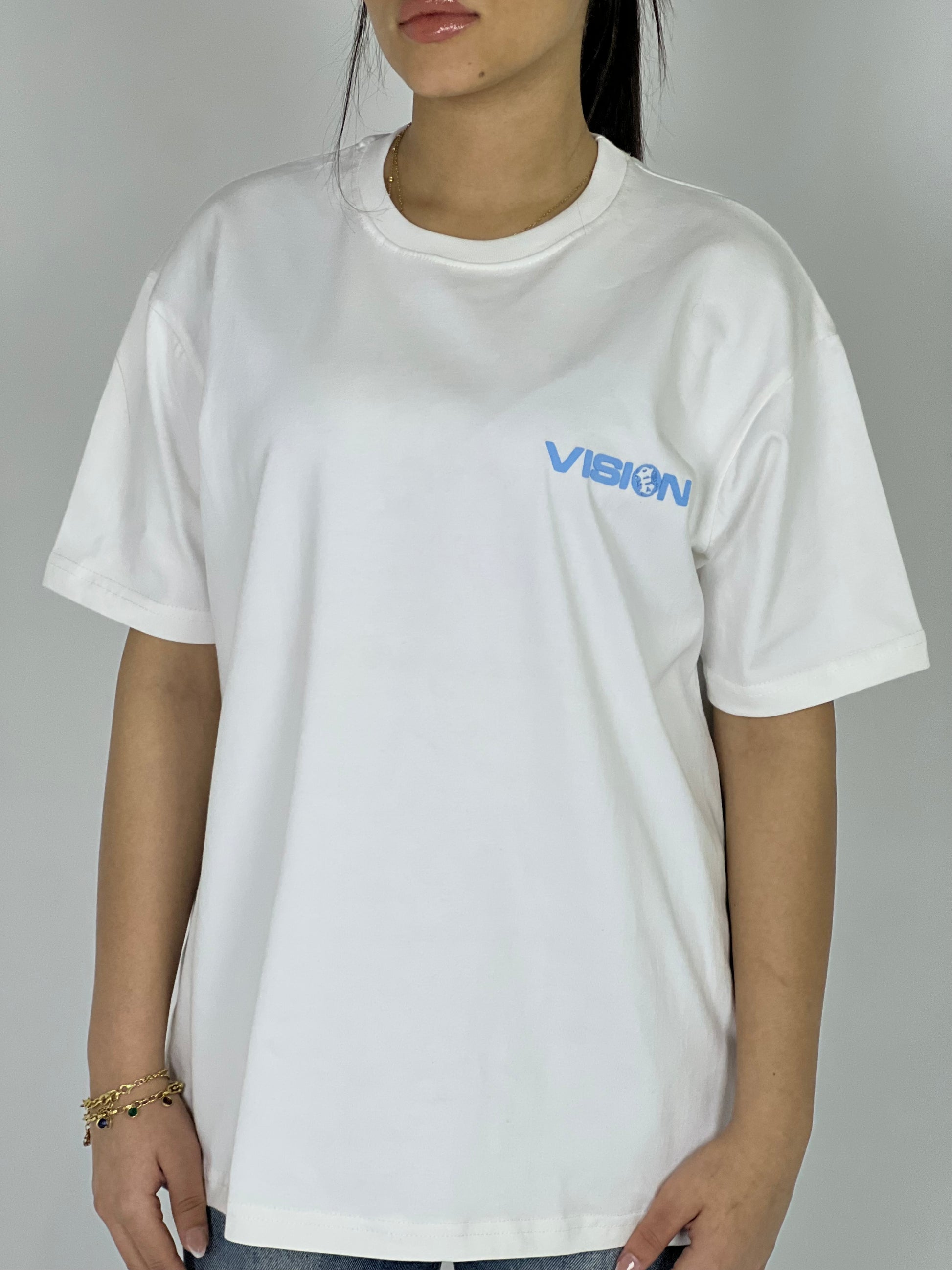 Global ‘VISION’ white Tshirt